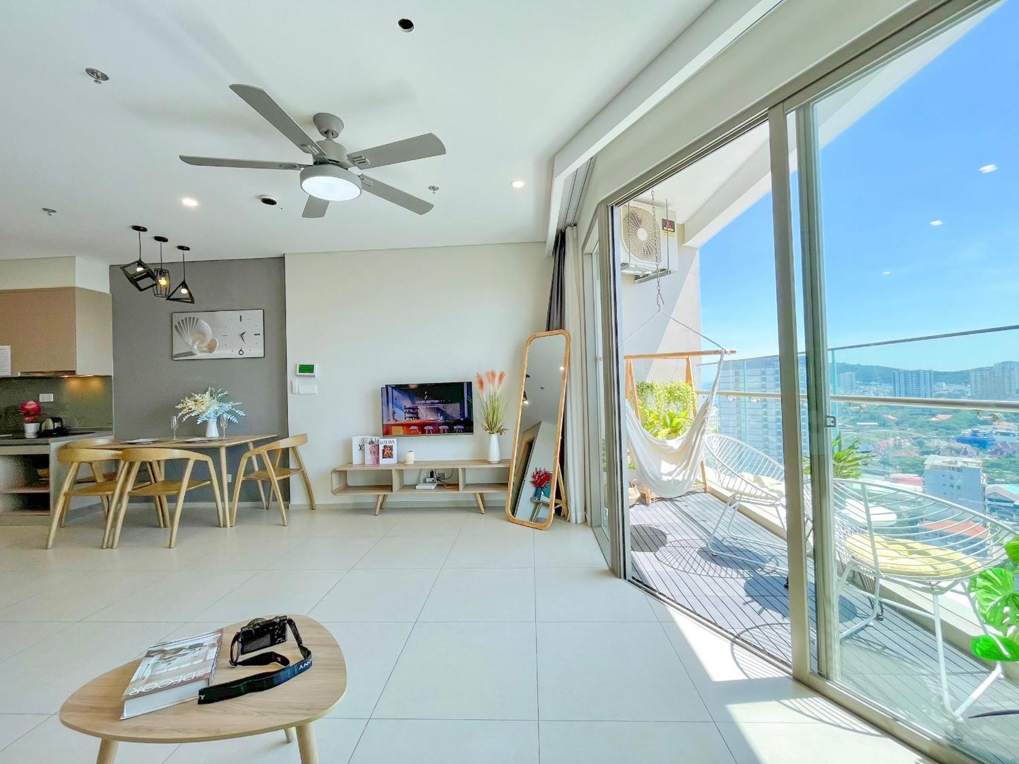 The Sóng Apartment Vivi Homestay,Miễn Phí Hồ bơi vô cực , xông hơi, công viên nước trẻ em Vung Tau Exterior foto