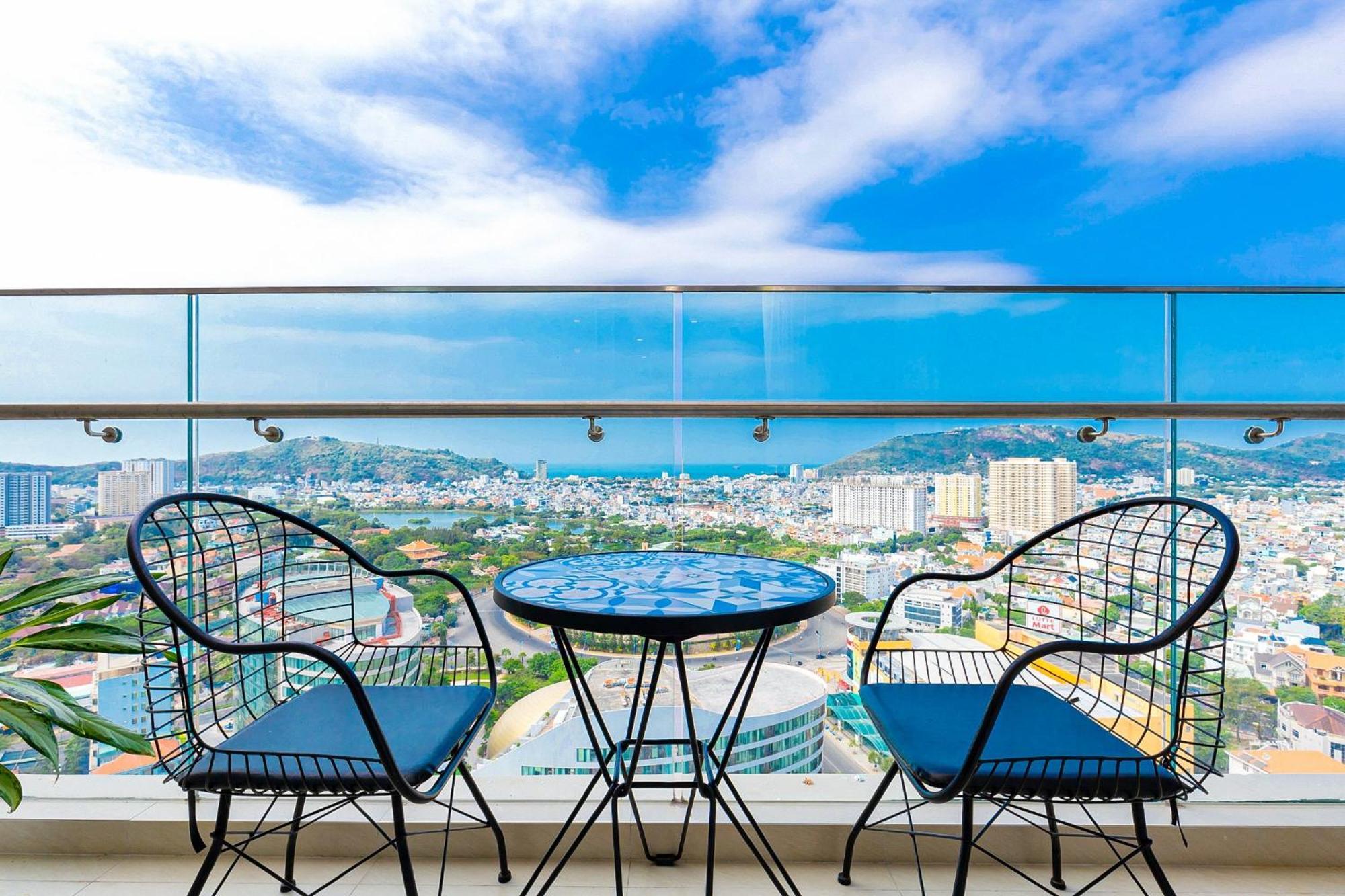 The Sóng Apartment Vivi Homestay,Miễn Phí Hồ bơi vô cực , xông hơi, công viên nước trẻ em Vung Tau Exterior foto