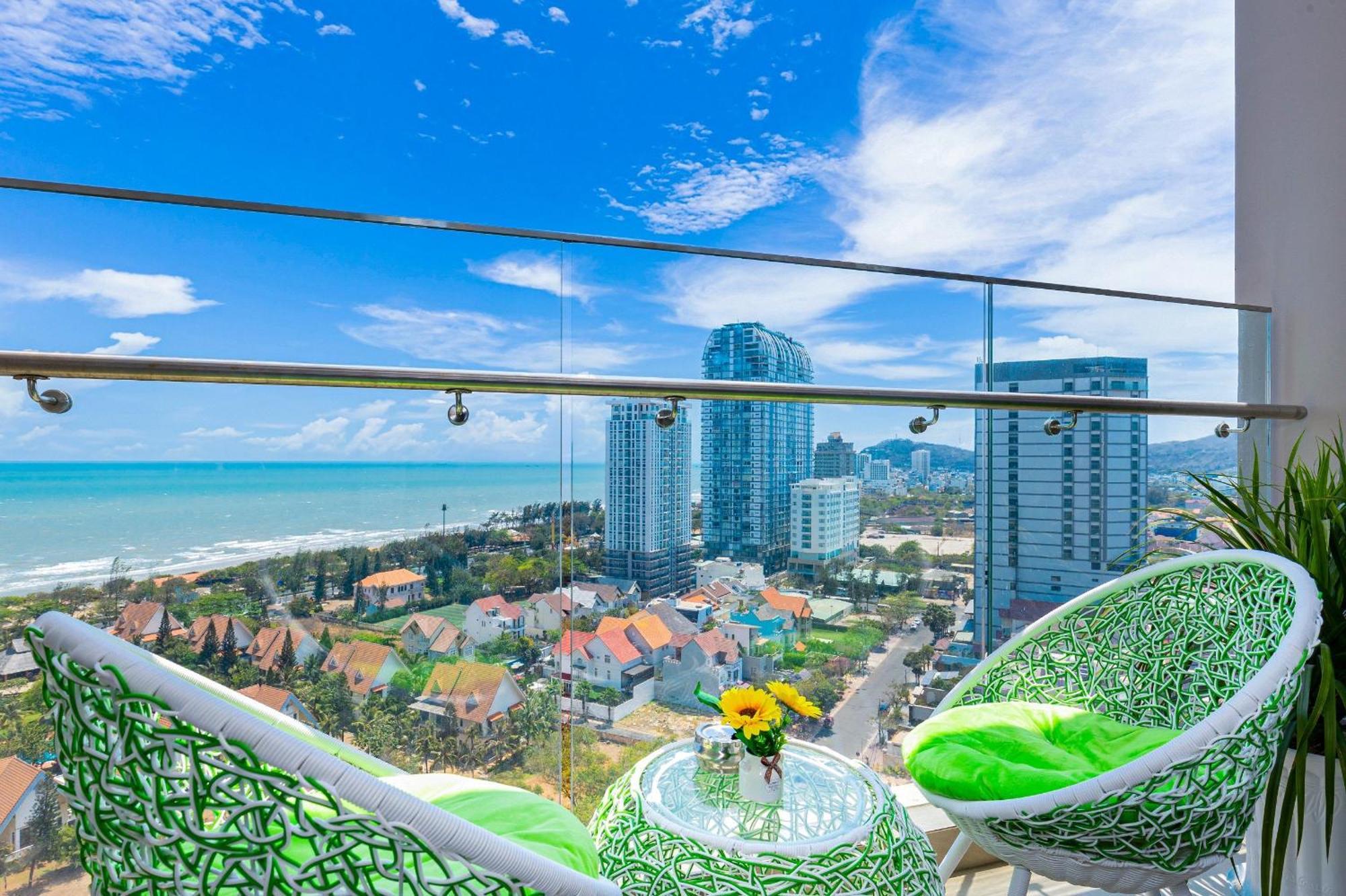 The Sóng Apartment Vivi Homestay,Miễn Phí Hồ bơi vô cực , xông hơi, công viên nước trẻ em Vung Tau Exterior foto