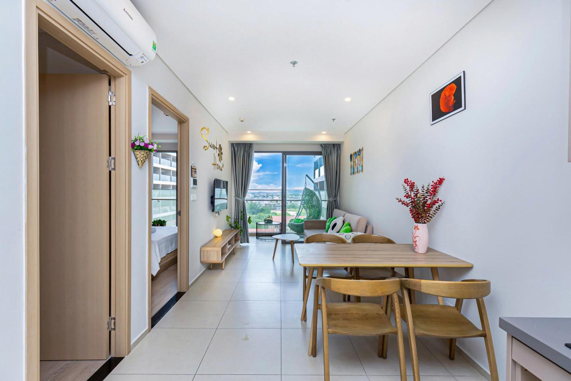 The Sóng Apartment Vivi Homestay,Miễn Phí Hồ bơi vô cực , xông hơi, công viên nước trẻ em Vung Tau Exterior foto